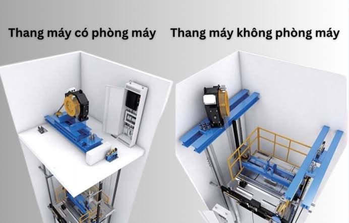 5 Điểm Khác Nhau Giữa Thang Máy Có Phòng Máy Và Không Phòng Máy
