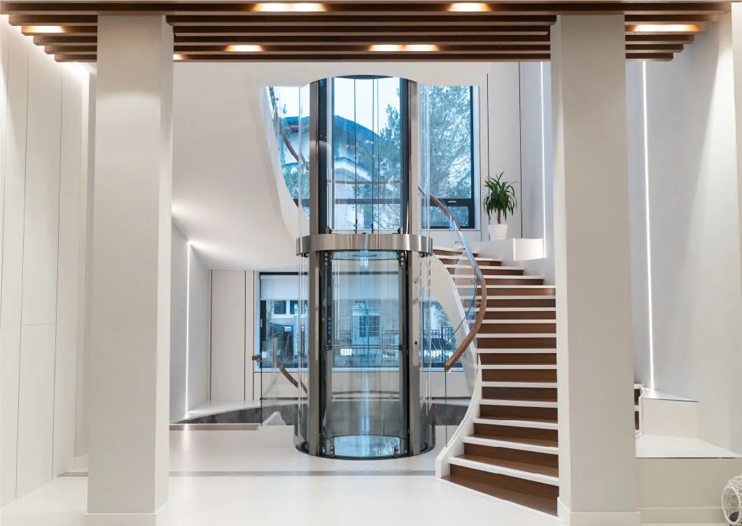 THANG MÁY TRÒN KÍNH CƯỜNG LỰC: THIẾT KẾ, CẤU TẠO VÀ LỢI THẾ KHI LẮP ĐẶT