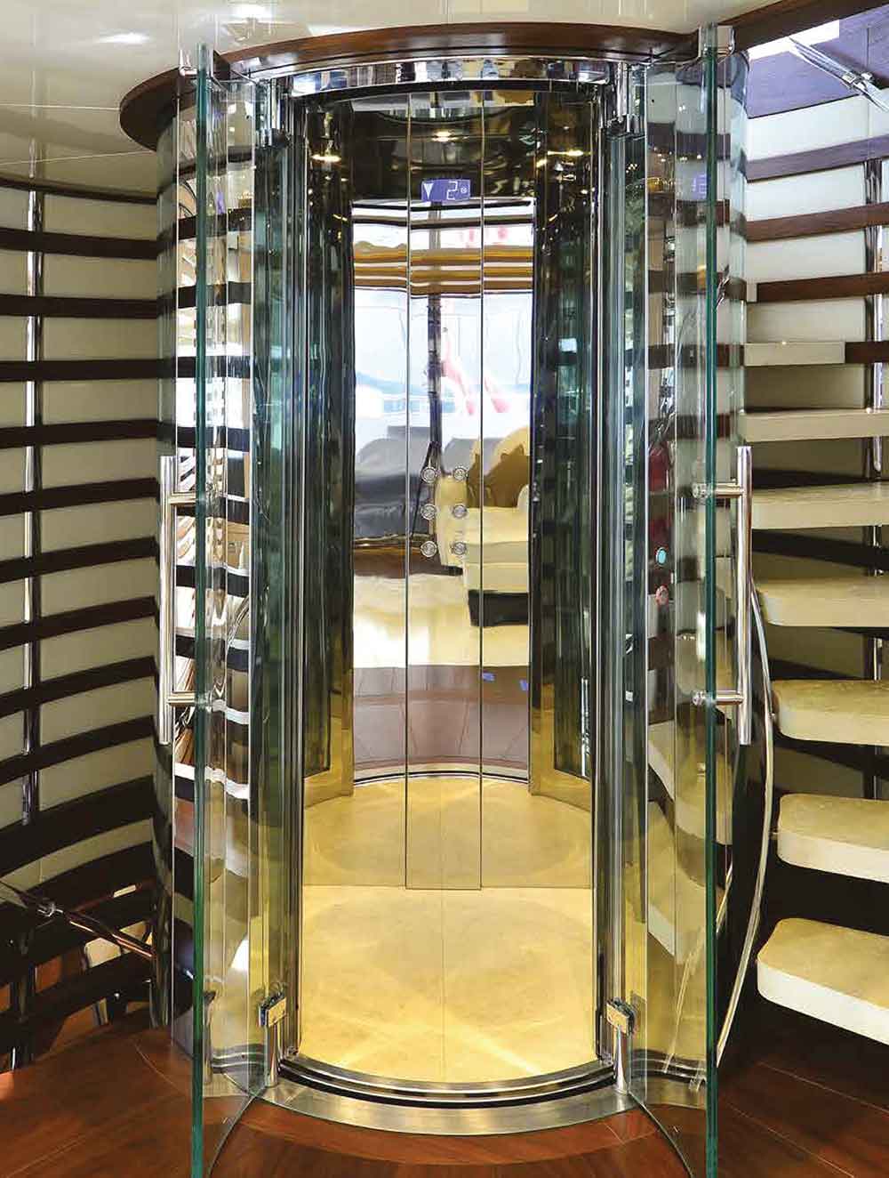 THANG MÁY TRÒN KÍNH CƯỜNG LỰC: THIẾT KẾ, CẤU TẠO VÀ LỢI THẾ KHI LẮP ĐẶT